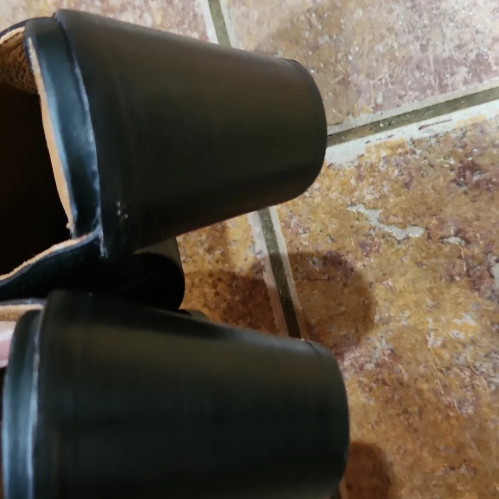 Frye Serena Mules Black Womens Size 8B - Picture 4 of 6